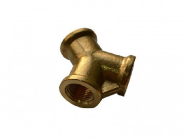 Муфта прямая, Y образная, 3/8', внутренняя резьба, латунь HUBERTH RP208351