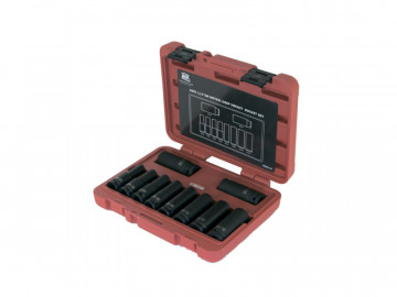 Набор на 1/2 УДЛИНЕННЫХ ударных головок, 10 - 24 мм. (в наборе 10 шт.) AOK ISDK4-10