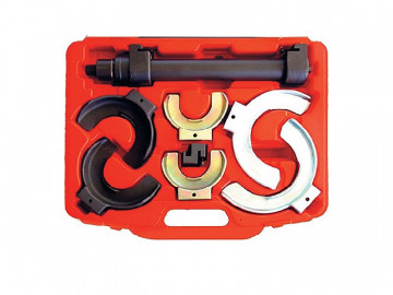 Стяжка амортизаторных пружин, кованые U-образные держатели, кейс, 8 предметов МАСТАК 100-00008C