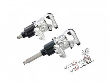 Гайковерт пневматический ударный 1&quot, 2440 Нм, удлиненный KING TONY 33832-180