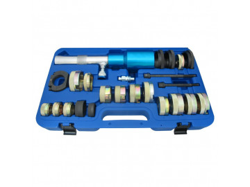 Набор оправок для монтажа и демонтажа сайлентблоков MB, гидравлический, кейс, 24 предмета МАСТАК 110-22024C