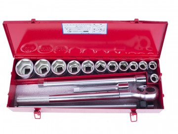 Набор торцевых головок с принадлежностями, 16 предметов KING TONY 6316MR