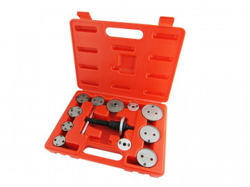 Приспособление для утапливания поршня тормозного цилиндра, кейс, 12 предметов МАСТАК 102-00011C