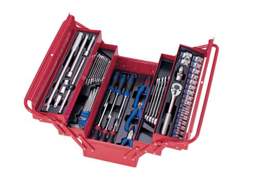 Набор инструментов универсальный, раскладной ящик, 62 предмета KING TONY 902-062MR