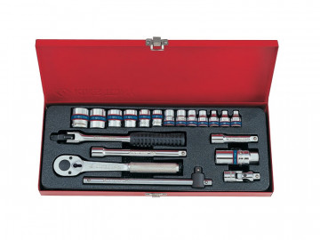 Набор торцевых головок с принадлежностями, 20 предметов KING TONY 3020MR02