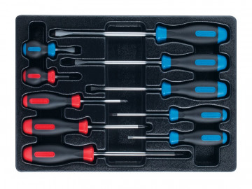 Набор отверток, ложемент, 10 предметов KING TONY 9-31110MR