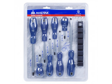 Набор отвёрток с держателем, 8 предметов МАСТАК 04-8RB