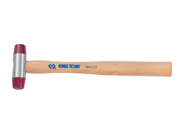 Киянка 35 мм, 305 г, полиуретановые сменные насадки KING TONY 7842-35