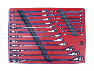 Набор комбинированных ключей, ложемент, 20 предметов МАСТАК 5-21120