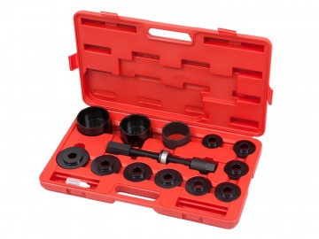 Набор оправок для монтажа и демонтажа ступичных подшипников, кейс, 14 предметов МАСТАК 100-30014C