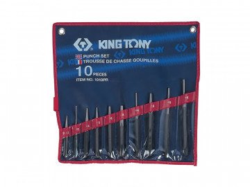 Набор выколоток, бородков, кернеров, 10 предметов KING TONY 1010PR