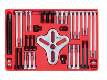 Съемник шкивов, 25-100 мм, 46 предметов МАСТАК 103-20046