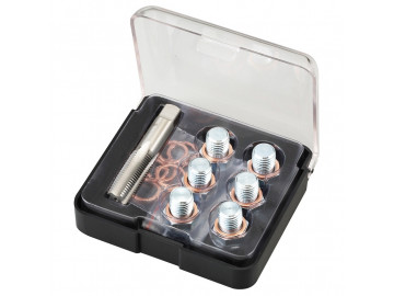 Набор для ремонта масляных пробок М13х1,5, кейс, 19 предметов МАСТАК 103-47013C