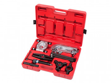 Съёмник подшипников гидравлический, 10 т, 75-100 мм, 17 предметов МАСТАК 104-19010C