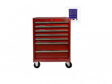 Тележка инструментальная 750х460х1000мм СТАНКОИМПОРТ BTD-270071CS red