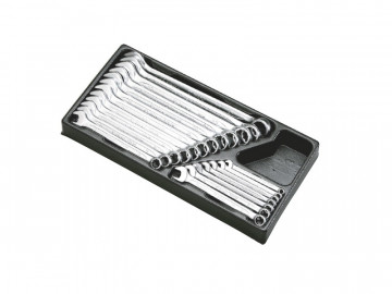 Ложемент ключи комбинированные,19шт Hans TT-29