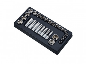 Ложемент 1/2” набор головок (28 предметов) Hans TT -2H