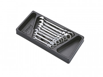 Ложемент ключи трещот. с шарниром 8 предм. Hans TT-33