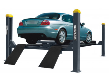 Электрогидравлический четырехстоечный подъемник г/п 4000 кг. для сход-развала KraftWell KRW4WA