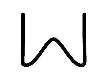 Скоба с внутренним углом 0.6 мм (100 шт.) RedHotDot ST06004