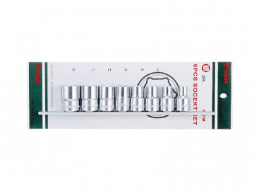 Набор 6-гранных торцевых головок на 1/2 Hans, 4608M