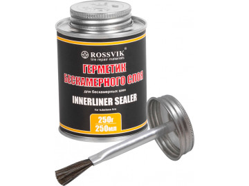 Герметик бескамерного слоя, 250мл/250г (банка с кистью) РОССВИК GBS.025.K.1