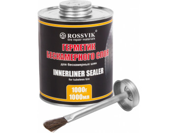 Герметик бескамерного слоя, 1000мл/1000г (банка с кистью) РОССВИК GBS.10.K.1