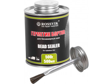 Герметик бортов шин, 500мл/500г (банка с кистью) РОССВИК GB.05.K.X.1