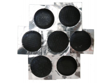 Набор заплат для камер на фольге 38мм. 50шт. Clipper B038T