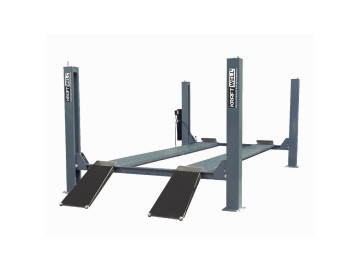 Электрогидравлический четырехстоечный подъемник г/п 5500 кг. слесарный KraftWell KRW5.5