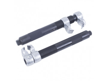 Стяжка амортизаторных пружин, 280 мм, кованная, усиленная, одинарный крюк, 2 предмета МАСТАК 100-05280D