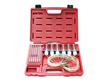 Набор для тестирования дизельных форсунок Common Rail, кейс, 12 предметов МАСТАК 120-04012C