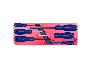 Набор отверток, ложемент, 6 предметов МАСТАК 5-4006