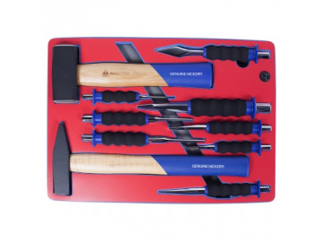 Набор ударно-режущего инструмента, ложемент, 10 предметов МАСТАК 5-9010