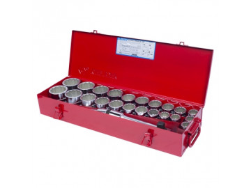 Набор торцевых головок с принадлежностями 3/4, двенадцатигранные, 22-50 мм, 1