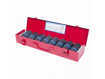 Набор ударных глубоких торцевых головок 3/4, шестиг-е, 24-38 мм 8 пр. KING TONY 6410MP03