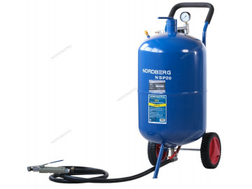 Установка пескоструйная, бак для песка 74 л NORDBERG NSP20
