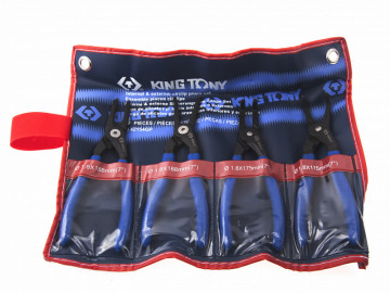 KING TONY Набор съемников стопорных колец, 4 предмета 42154GP