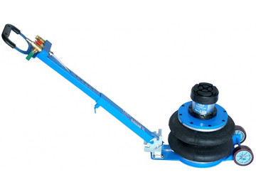 Домкрат пневматический 2т 2-секционный с ручкой (квадрат) Ae&t T08102A