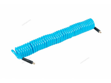 Шланг воздушный спиральный полиуретановый 10х14мм, 11м NORDBERG HS1011PU