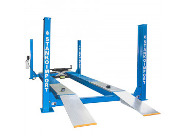 Электрогидравлический четырехстоечный подъемник г/п 5,5 т СТАНКОИМПОРТ ПГ4-5.5 (У)