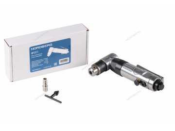 ПНЕВМОДРЕЛЬ угловая, диаметр сверла до 10 мм NORDBERG NP2511