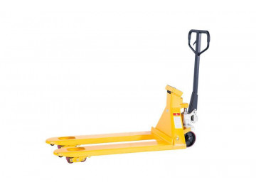 Тележка гидравлическая 3000 кг 1150 мм TOR WH-30ES с весами (полиуретановые колеса) 1012052