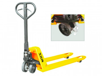 Тележка гидравлическая 2500 кг 1150 мм XILIN BFB с тормозом (полиуретановые колеса) 1005692