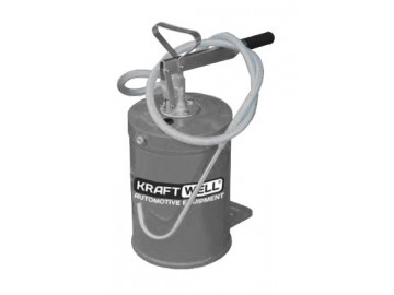 Нагнетатель солидола с ручным приводом 10 л KraftWell арт. KRW1797A