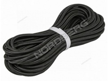 Шланг топливный резиновый в оплетке 3,2мм, 1м. NORDBERG H03207NBR-BR