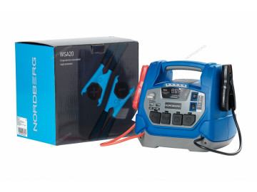 УСТРОЙСТВО пусковое портативное 5/12V, емкость 18 Aч NORDBERG WSA20