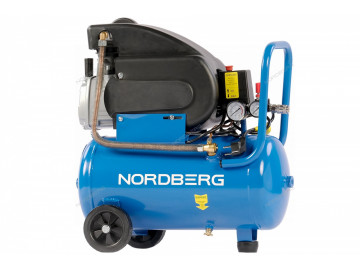 Компрессор поршневой 220В, ресив. 24л, 240л/мин NORDBERG NCE25/240