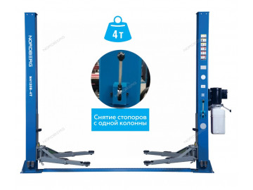 Электрогидравличекий двухстоечный подъемник г/п 4000 кг. NORDBERG N4120BM-4B (220)