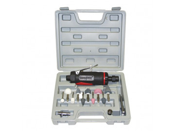 Пневмодрель 20 000 об/мин с набором насадок кейсе АТ 7033 ВК-1 ROSSVIK AT.7.BK.